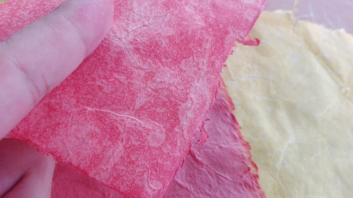 VIETNAMESE DÓ LOANG - Traditional splattered dó - Calligraphy paper