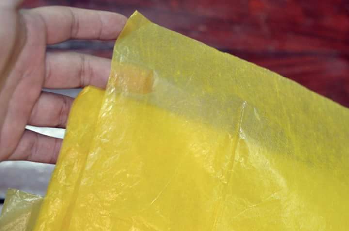 FOLDABLE WAX PAPER- Oil paper - Origami paper.