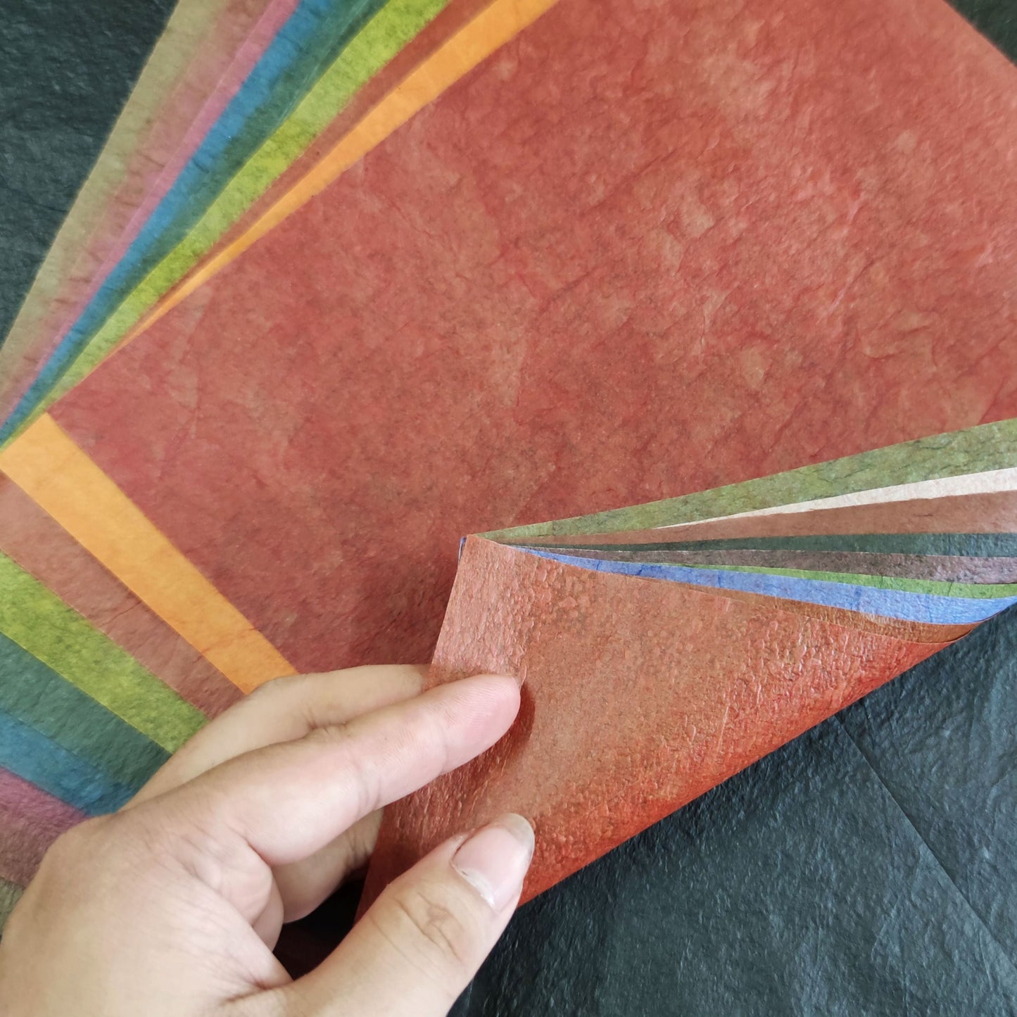 DUO PAPYRUS PAPER B1 - Origami duo color paper 30gsm