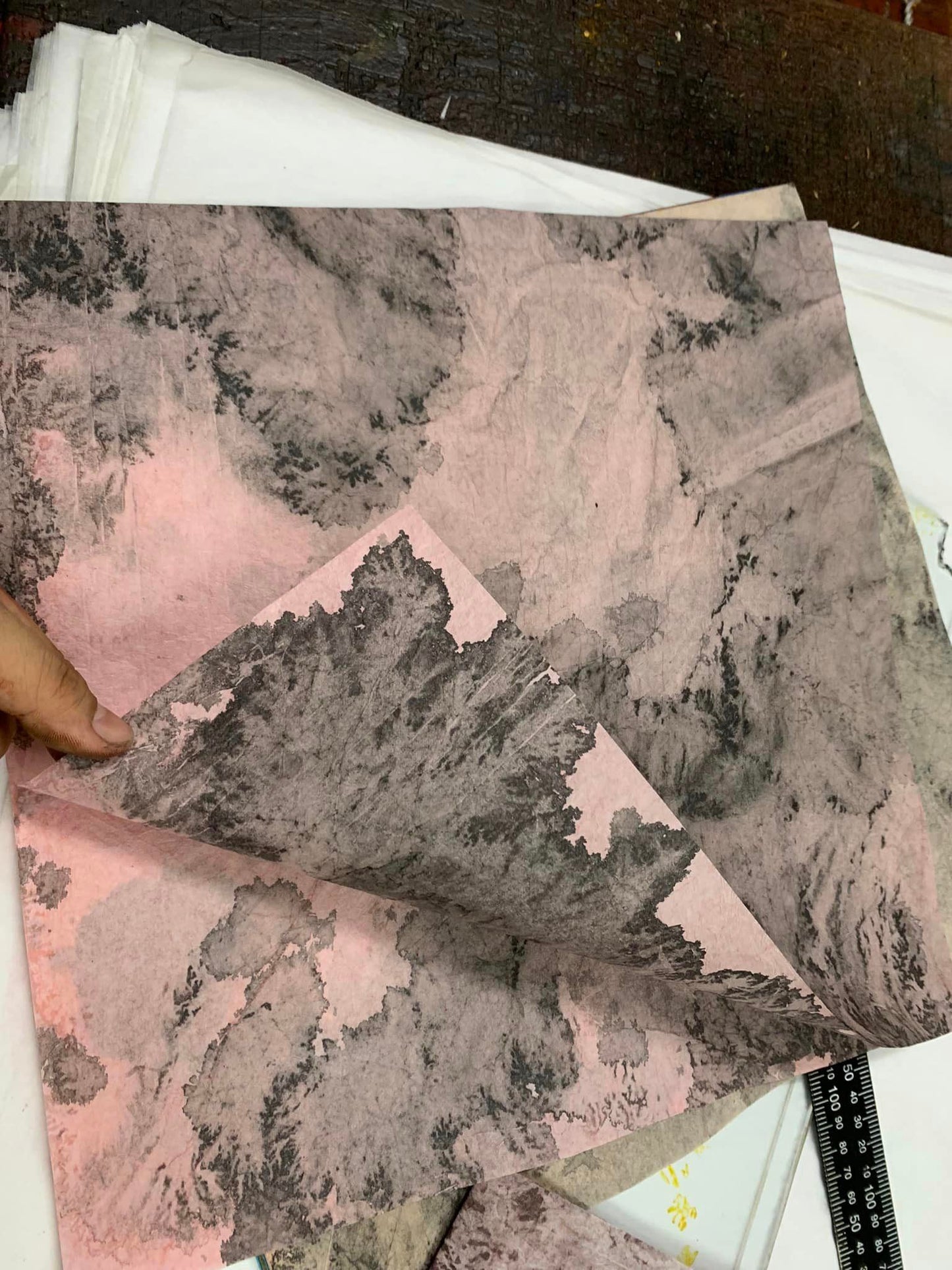 TAPA DUONG PAPER - Vietnamese fiber origami paper- Calligraphy paper