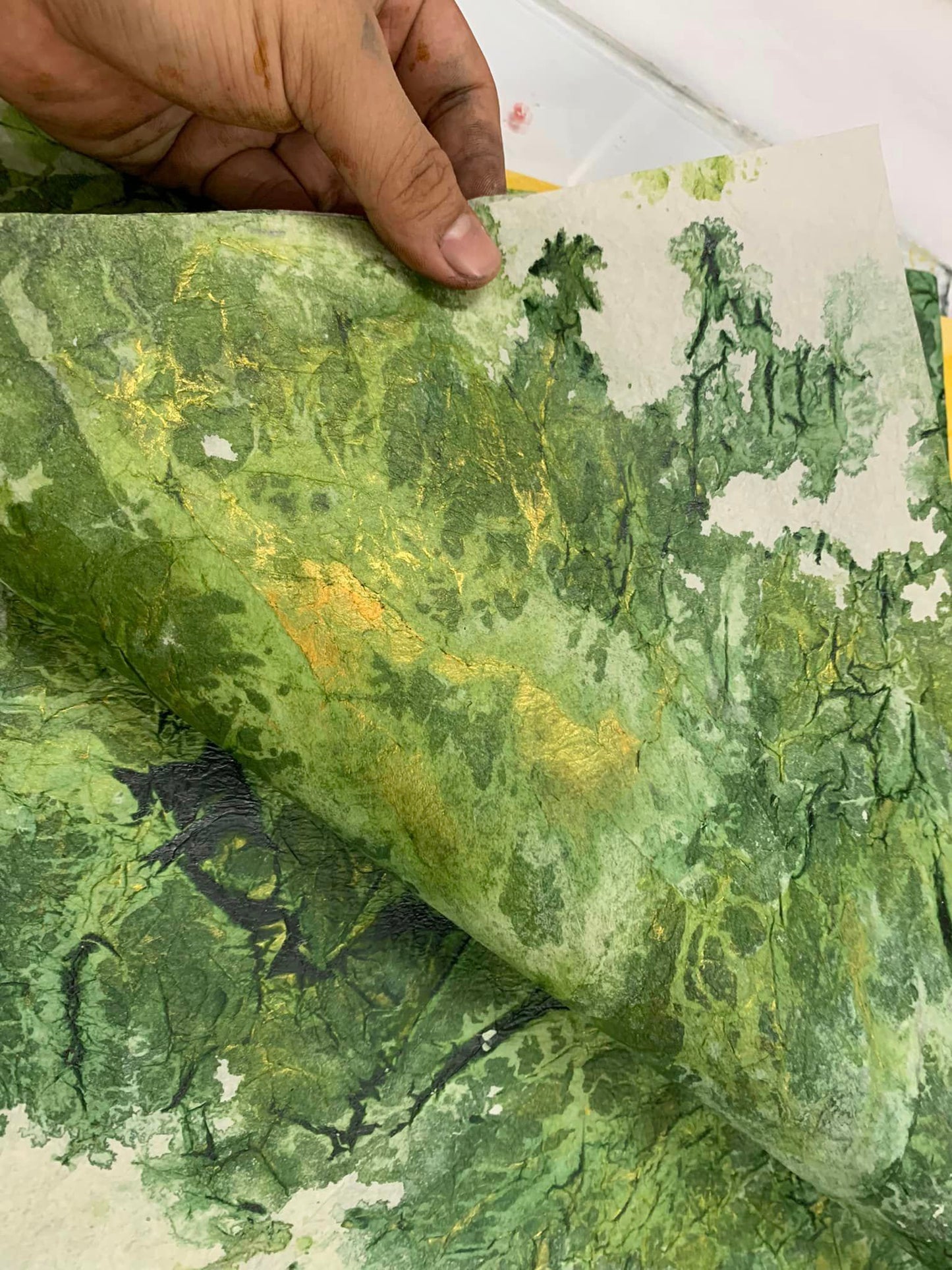 TAPA DUONG PAPER - Vietnamese fiber origami paper- Calligraphy paper