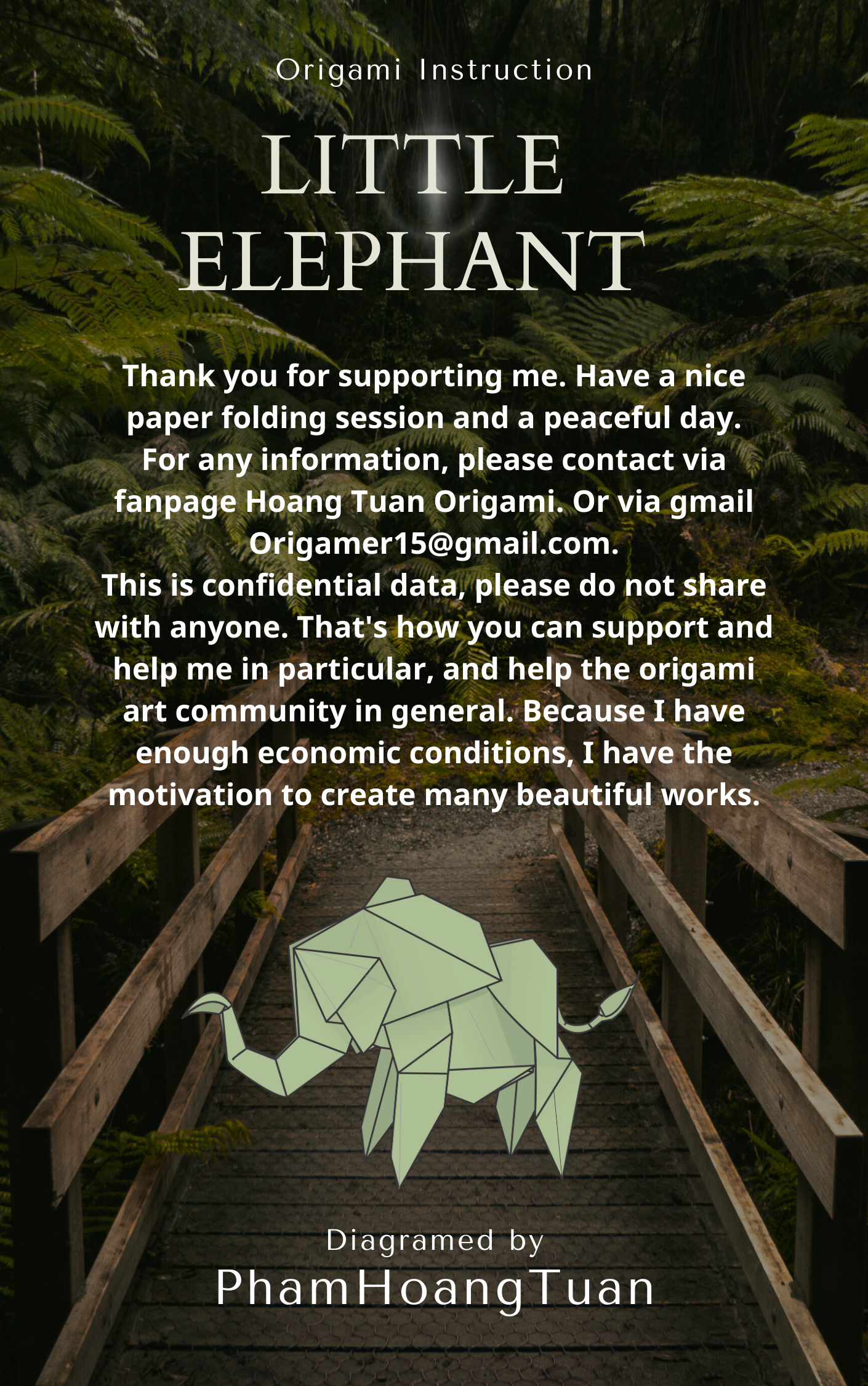 Origami Baby Elephant Instruction Diagram - Origami Calf Ebook