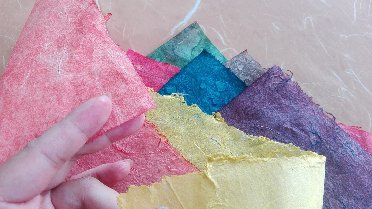 VIETNAMESE DÓ LOANG - Traditional splattered dó - Calligraphy paper