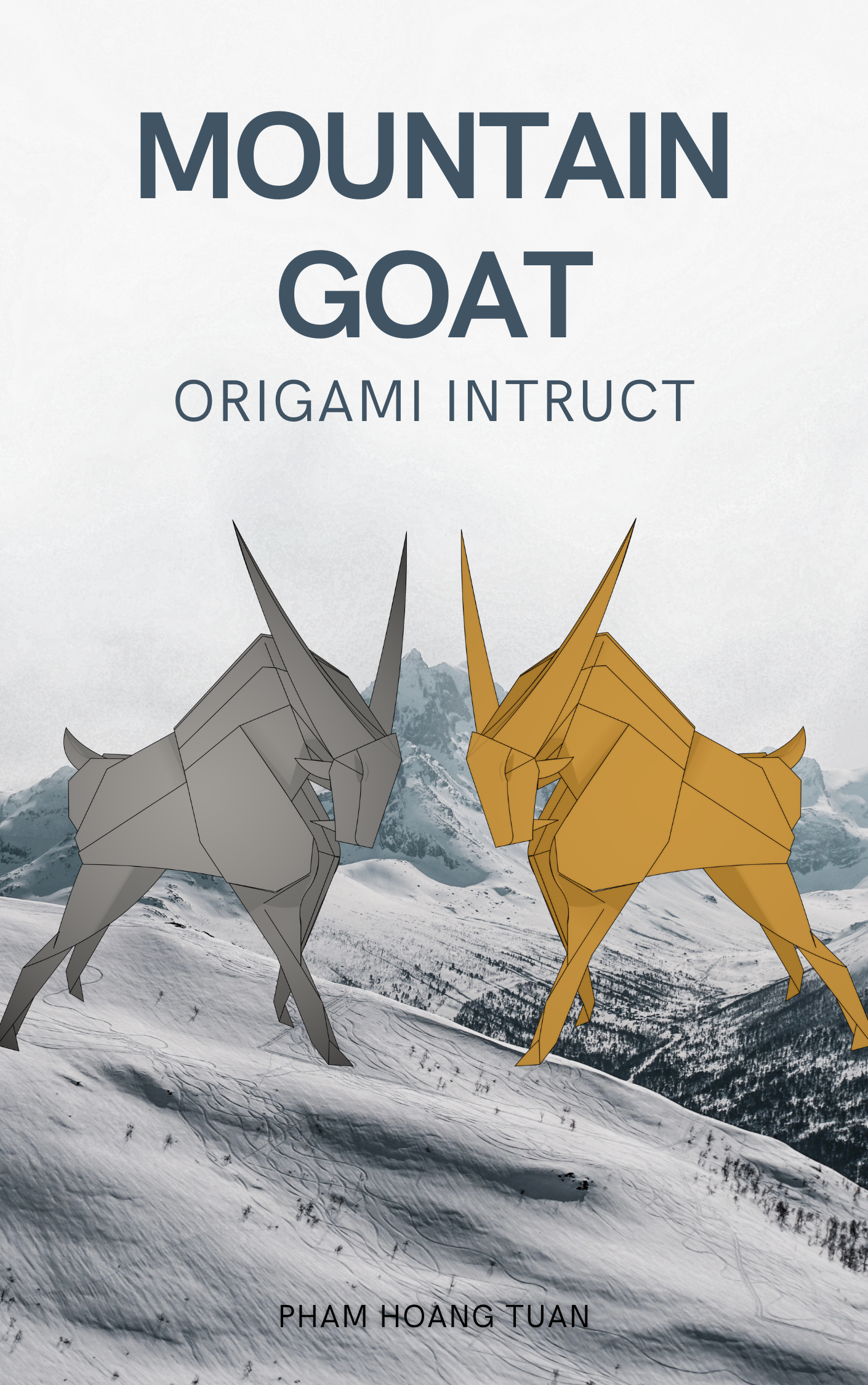 Origami Mountain Goat Instruction Diagram - Origami Goat Ebook
