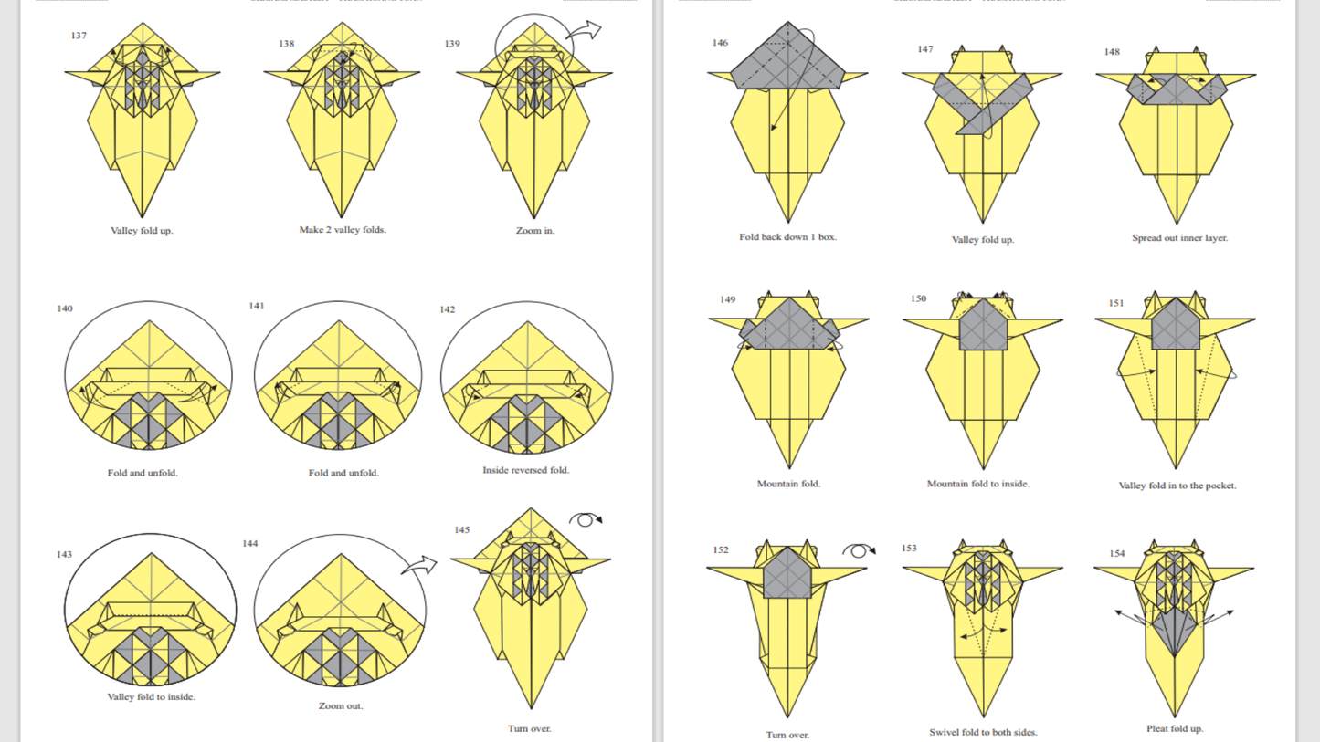 ORIGAMI DART FROG INSTRUCTION DIAGRAM - ORIGAMI FROG EBOOK