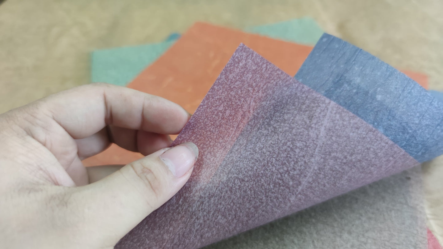 COMBO OF PAPYRUS PAPER B1 (13 COLORS)- Thin Paper 30gsm - Origami paper, gift wrapping.
