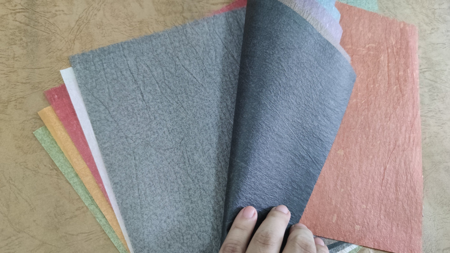 COMBO OF PAPYRUS PAPER B1 (13 COLORS)- Thin Paper 30gsm - Origami paper, gift wrapping.