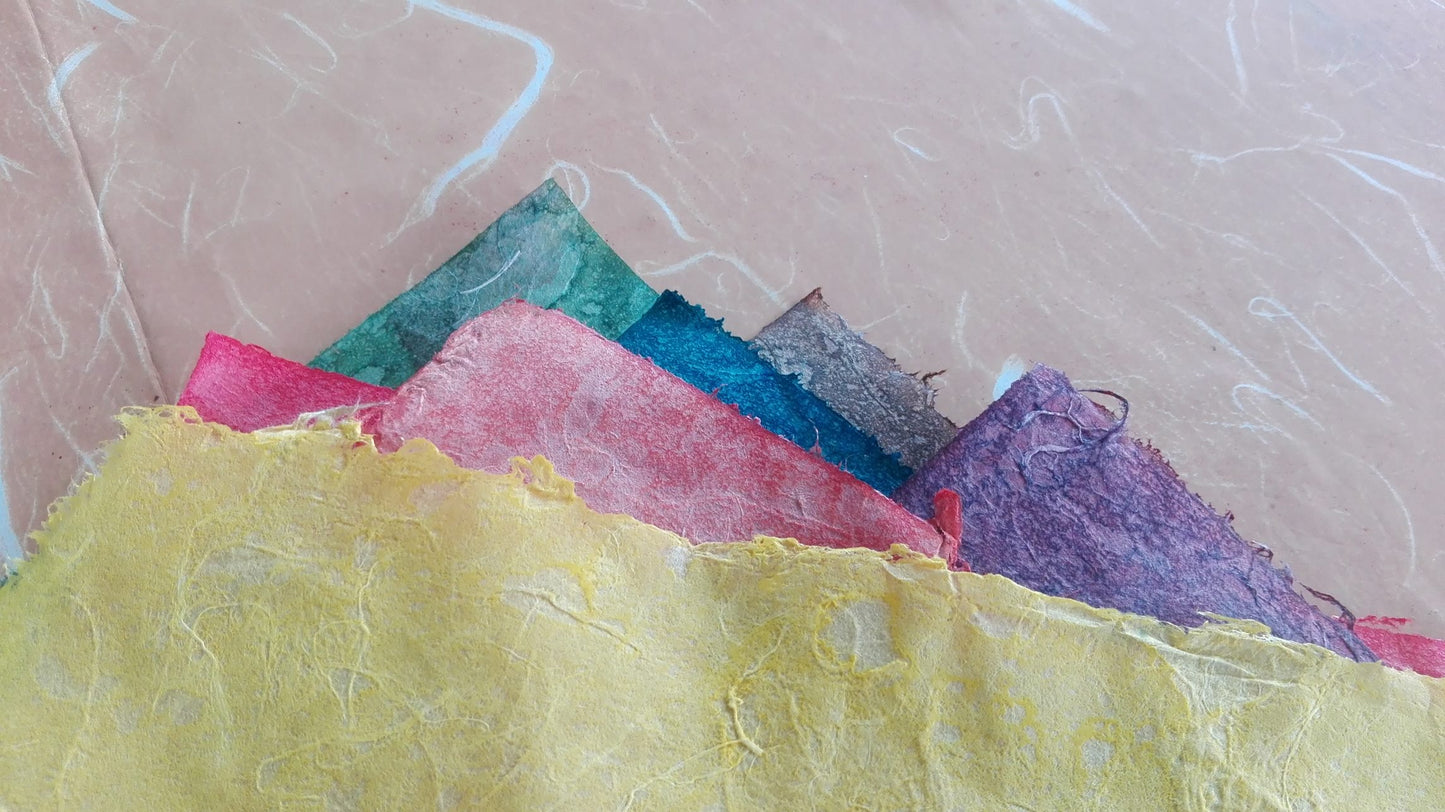 VIETNAMESE DÓ LOANG - Traditional splattered dó - Calligraphy paper