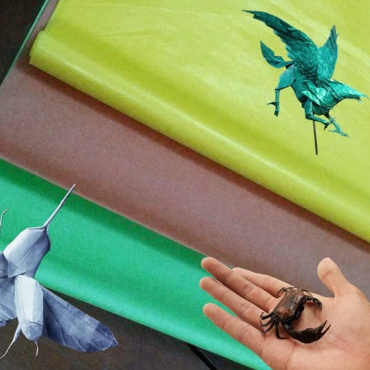 FOLDABLE WAX PAPER- Oil paper - Origami paper.