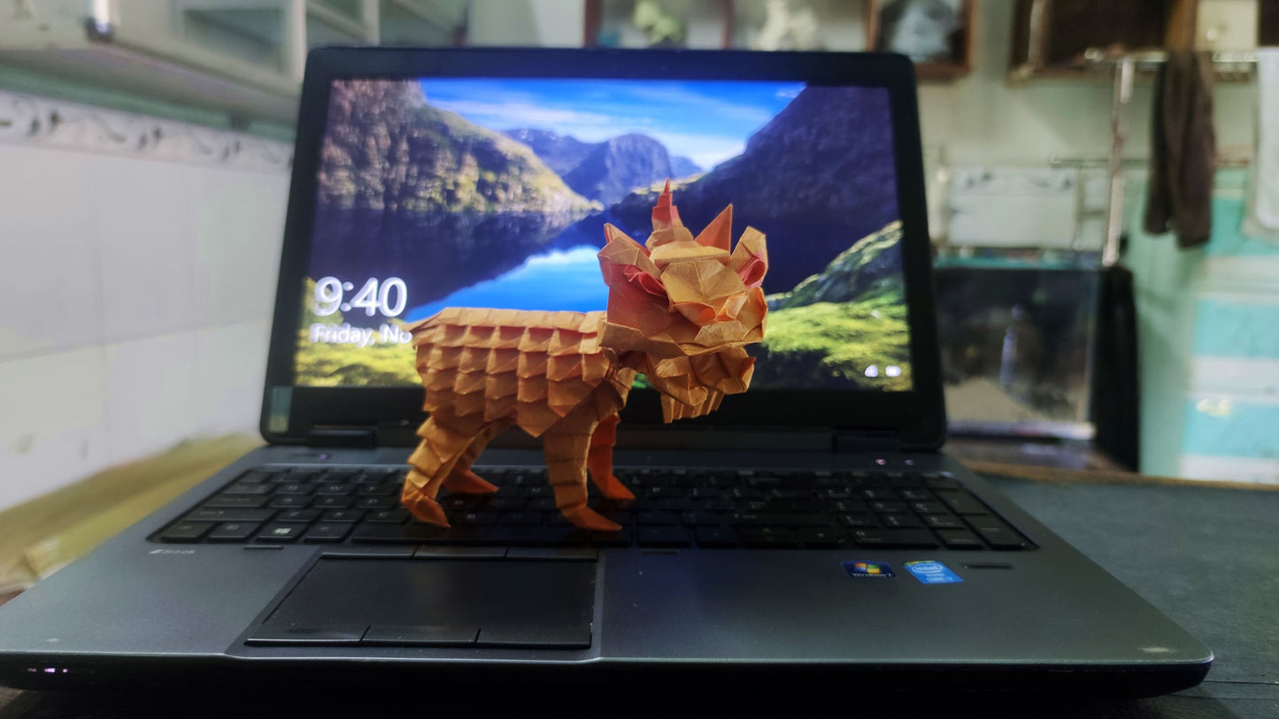 Origami Qilin Instruction Diagram - Lion Dancing Ebook
