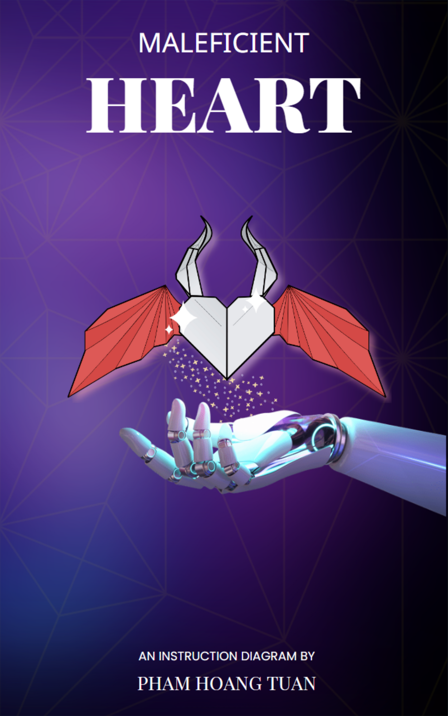 Origami Maleficent Flying Heart - Maleficent heart Ebook