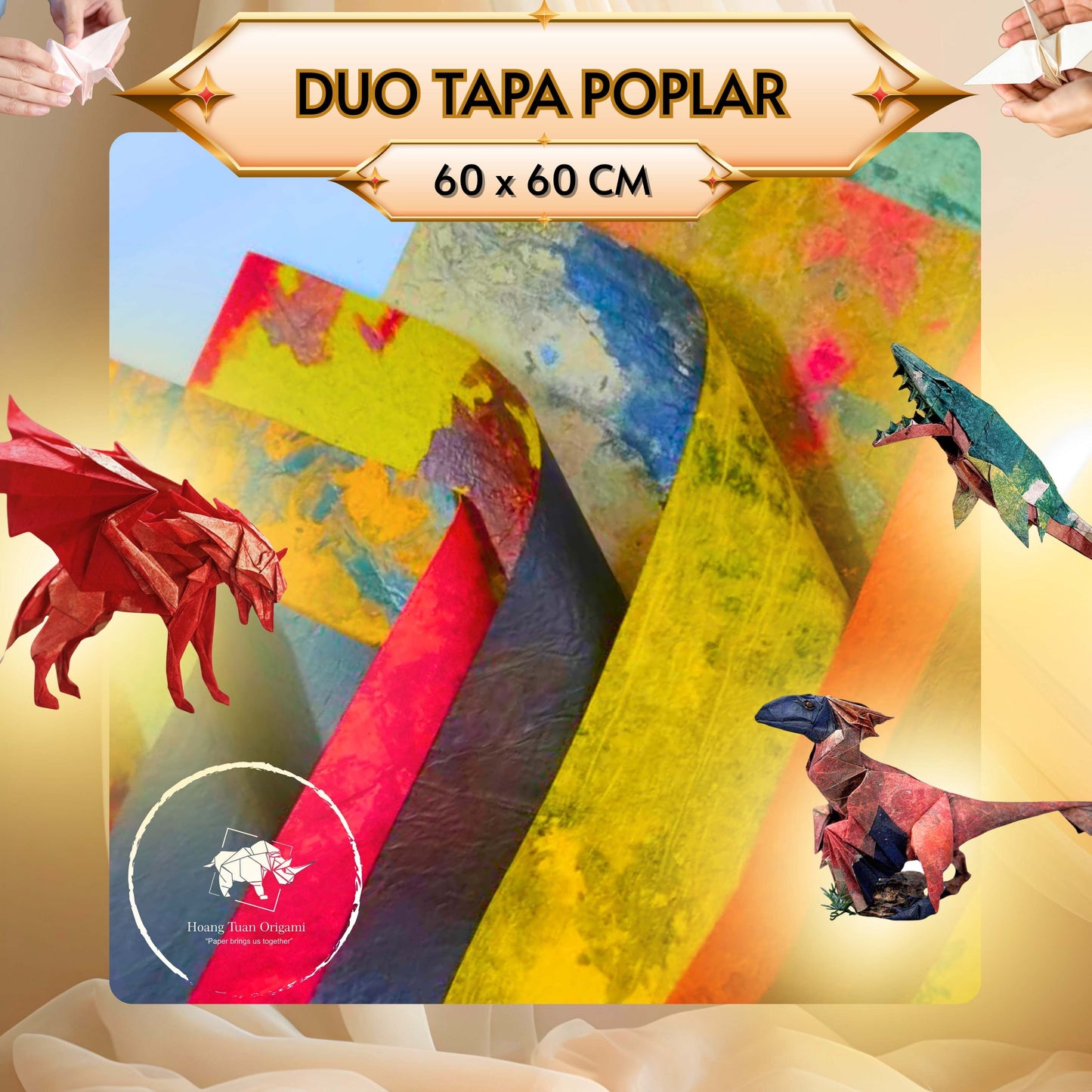 DUO TAPA PAPER - Duo Duong Tapa Origami paper