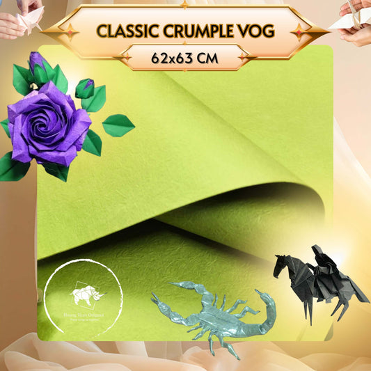 VIETNAMESE CRUMPLED PAPER (VOG paper) - Origami Thin Paper 55gsm - Gift wrapping