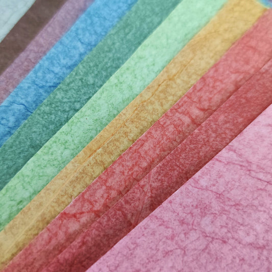 COMBO OF PAPYRUS PAPER B2 (13 colors) - Origami thin paper 55gsm - Gift wrapping