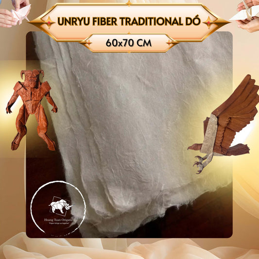 PACK OF 13 COLORS VIETNAMESE UNRYU DÓ PAPER - Vietnamese fiber dó unryu - Calligraphy paper