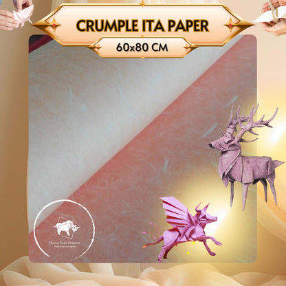 WRINKLE ITA PAPER - Origami Fiber Paper 50gsm- Gift Wrapping