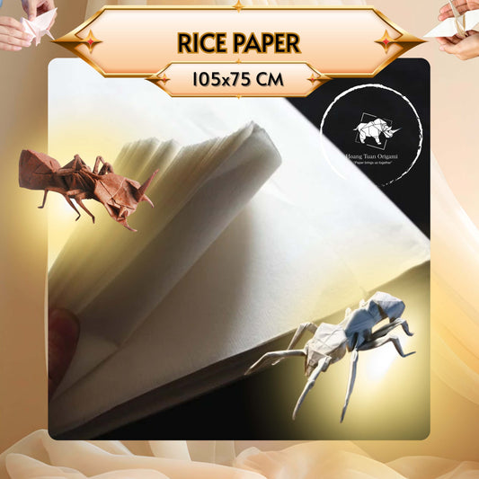 Rice paper 17gsm - Extra thin foldable paper, origami paper