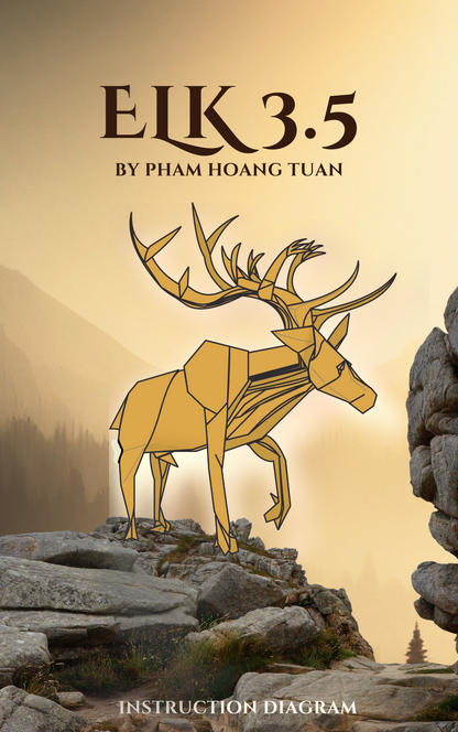 Origami ELK 3.5 DIAGRAM EBOOK PDF - Deer instruction book.