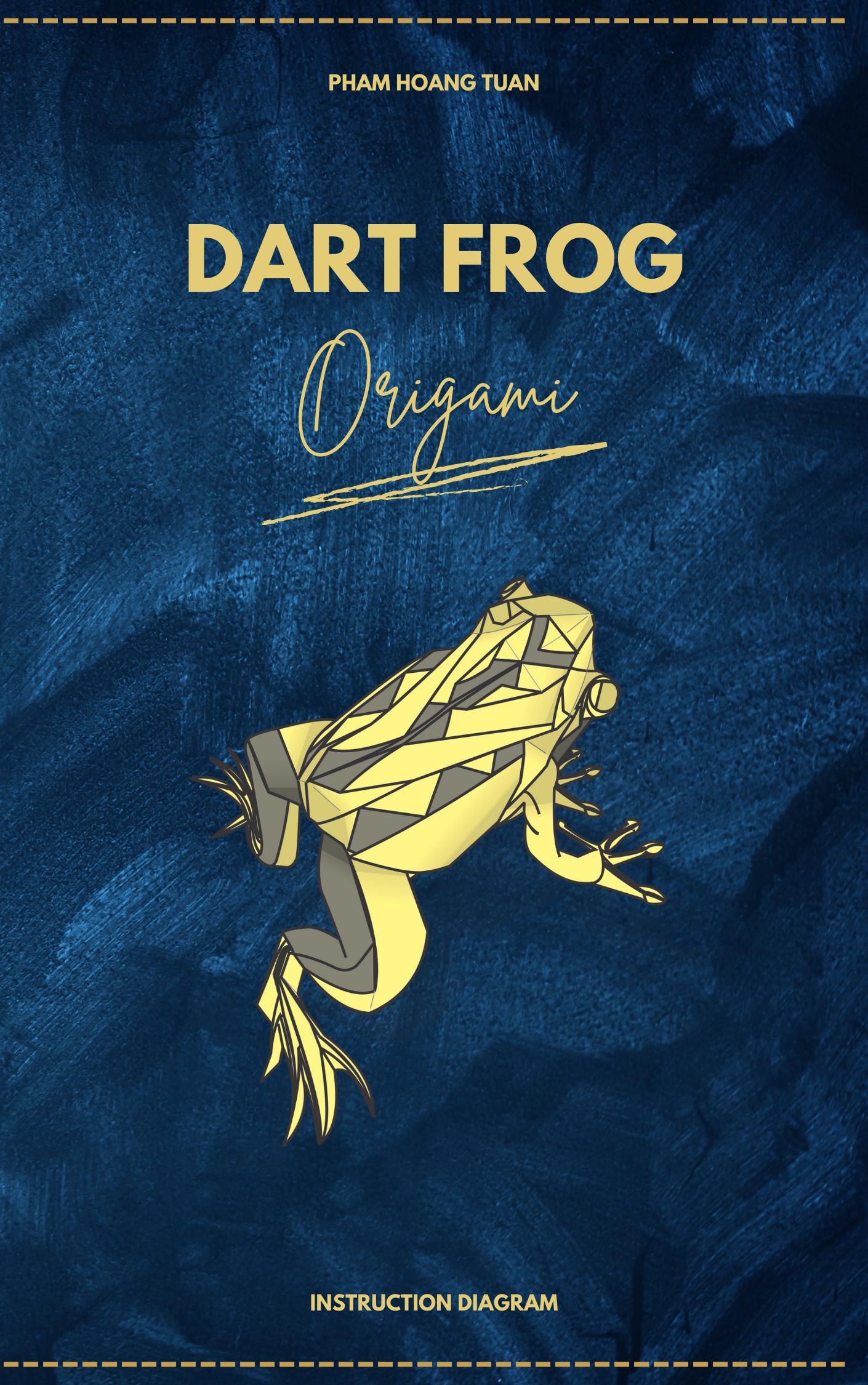 ORIGAMI DART FROG INSTRUCTION DIAGRAM - ORIGAMI FROG EBOOK
