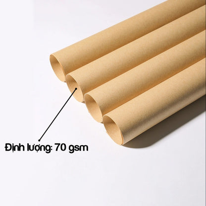 CLASSIC KRAFT 41x41 INCHES - BIG SIZE KRAFT PAPER 100X100CM