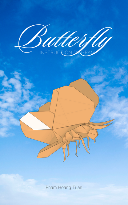 Origami Butterfly Instruction Diagram - Origami Butterfly Ebook