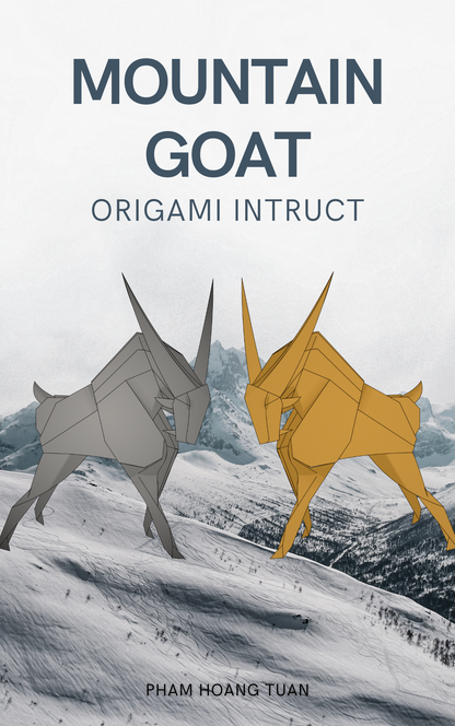 Origami Mountain Goat Instruction Diagram - Origami Goat Ebook