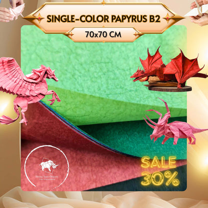 COMBO OF PAPYRUS PAPER B2 (13 colors) - Origami thin paper 55gsm - Gift wrapping