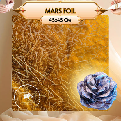 MARS FOIL - The exclusive Origami Paper, strong foil + tissue layer.