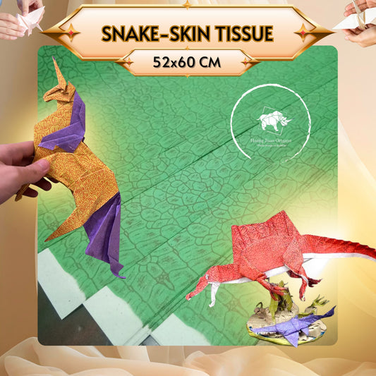 SNAKE-SKIN PATTERN PAPER - Dragon scale paper - Gift wrapping