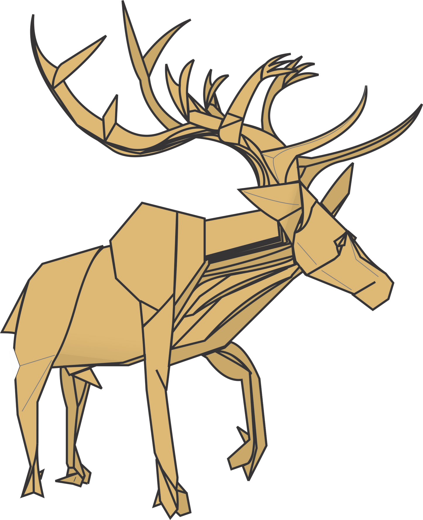 Origami ELK 3.5 DIAGRAM EBOOK PDF - Deer instruction book.