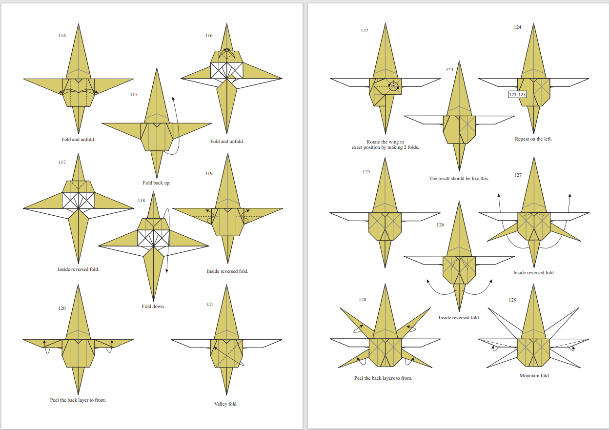 Origami Hercules Beetle Instruction Diagram - Origami Beetle Ebook