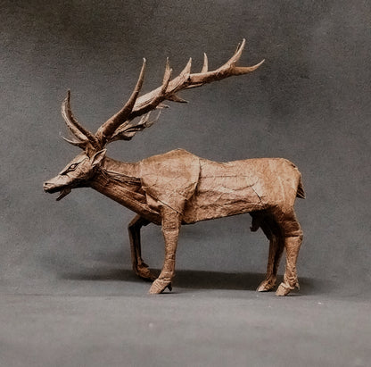 Origami ELK 3.5 Completed Piece - Exclusive Origami Model
