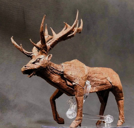 Origami ELK 3.5 Completed Piece - Exclusive Origami Model