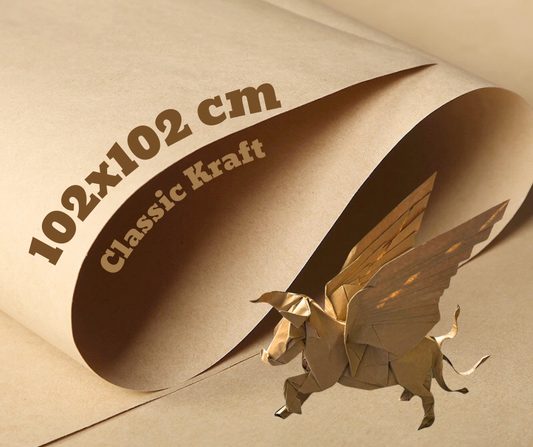 CLASSIC KRAFT 41x41 INCHES - BIG SIZE KRAFT PAPER 100X100CM