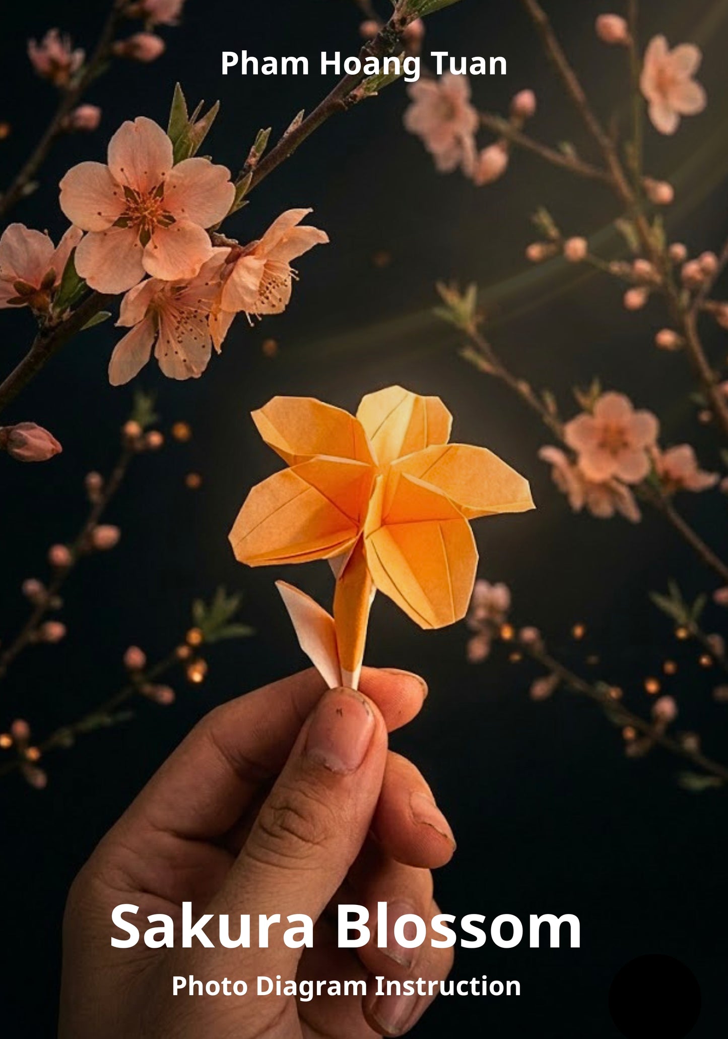 Origami Sakura Blossom Photodiagram - Pham Hoang Tuan Sakura Instruction