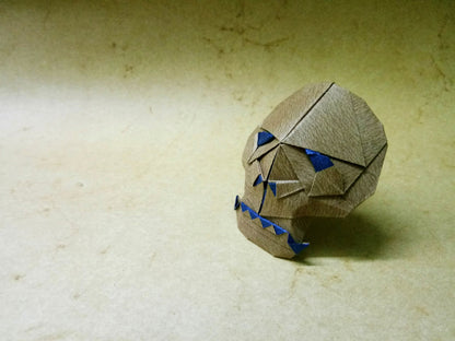 Origami Vampire Skull Instruction - Halloween Skull Tutorial