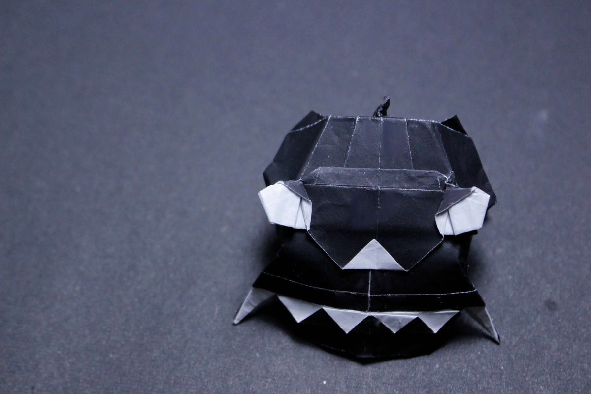 Origami Devil Pumpkin Instruction - Halloween Devil Pumpkin Tutorial