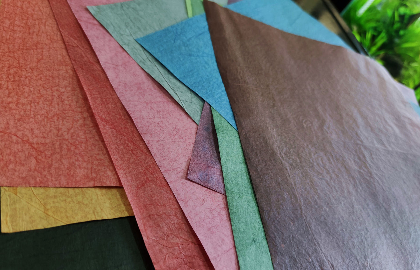 COMBO OF PAPYRUS PAPER B2 (13 colors) - Origami thin paper 55gsm - Gift wrapping