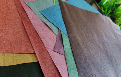 COMBO OF PAPYRUS PAPER B2 (13 colors) - Origami thin paper 55gsm - Gift wrapping