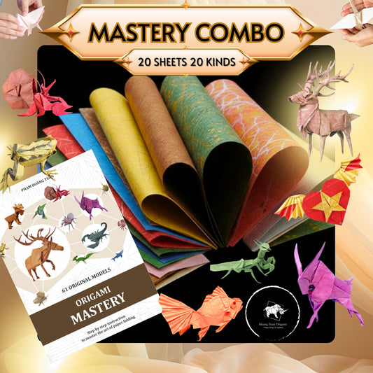 MASTERY COMBO - Origami Paper Combo - Big size Origami paper