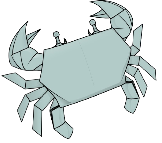 Origami Crab Instruction Diagram - Origami Shore Crab Ebook