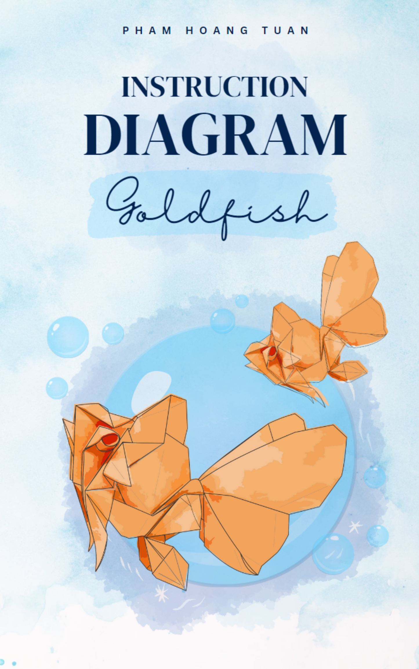 Origami Goldfish Instruction Diagram - Origami Ebook