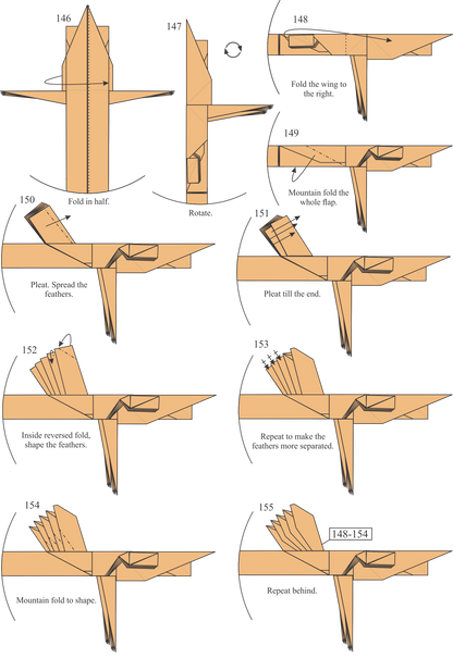 Origami Heaven Bird Instruction Diagram - Bird of Paradise Ebook