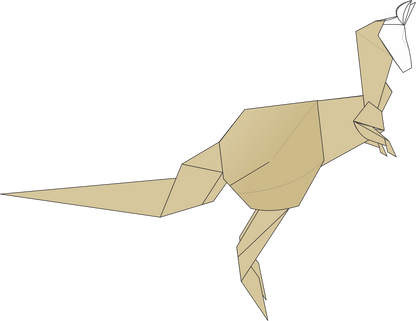 Origami Kangaroo Instruction Diagram - Kangaroo Ebook