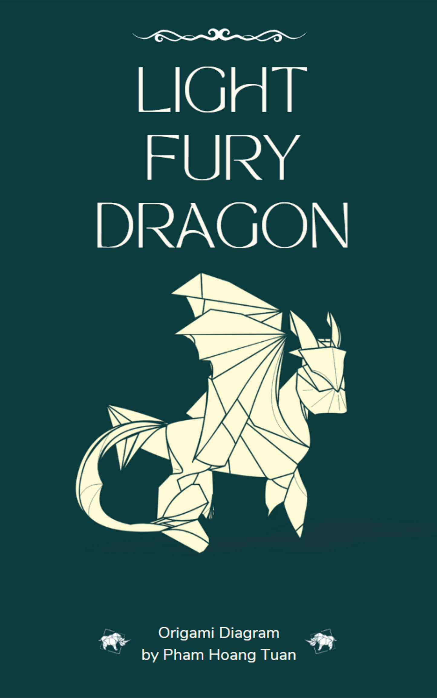 Origami Dragon Instruction Diagram - Origami Light Fury Dragon Ebook