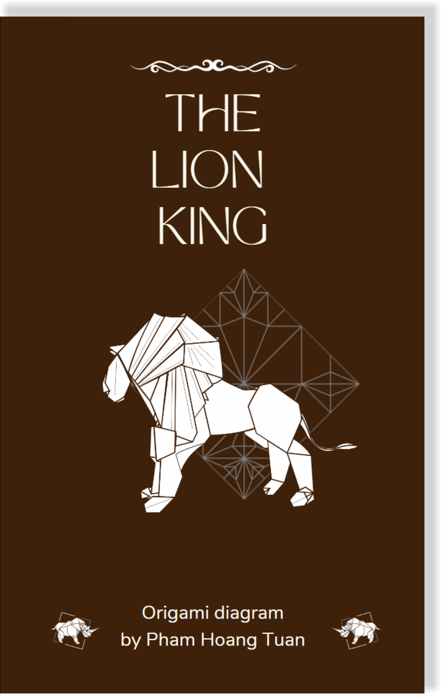 Origami Lion Instruction Diagram - The Lion King Ebook