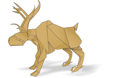 Origami Reindeer Instruction Diagram - Origami Deer Ebook