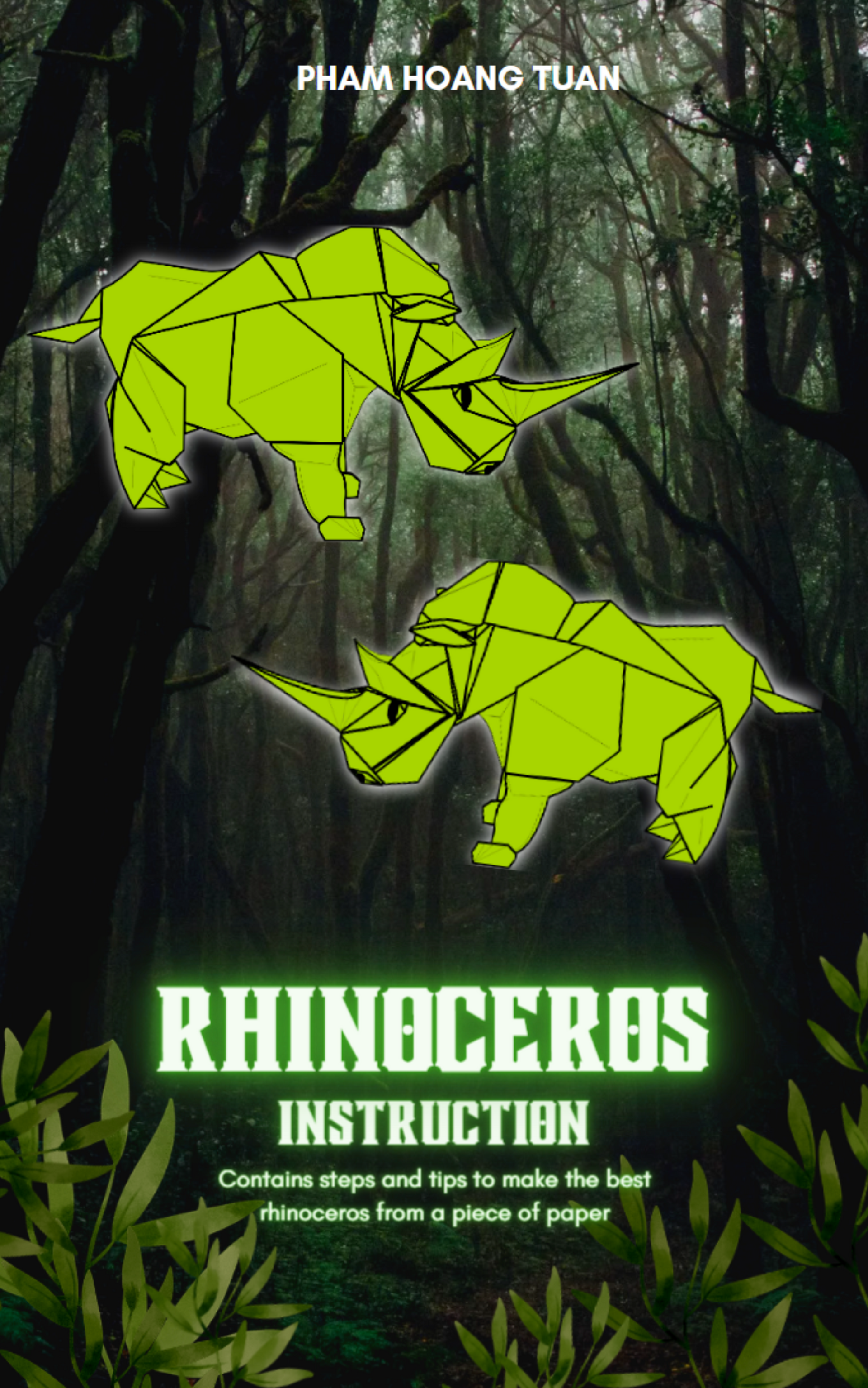 Origami Rhino Diagram Instruction - Origami Rhinoceros Ebook
