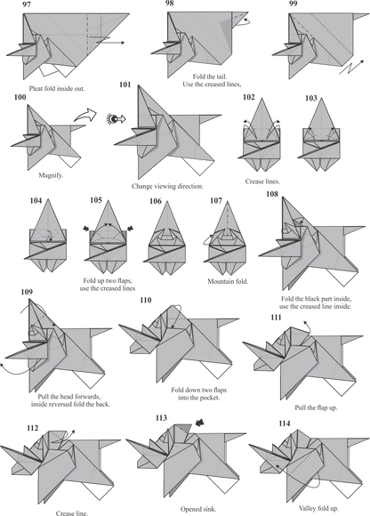 Origami Rhino Diagram Instruction - Origami Rhinoceros Ebook