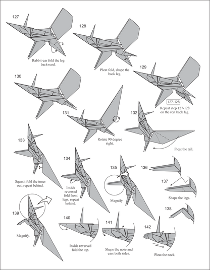 Origami Unicorn Diagram Instruction - Unicorn Ebook